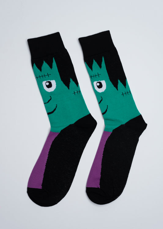 Halloween Frankenstein socks