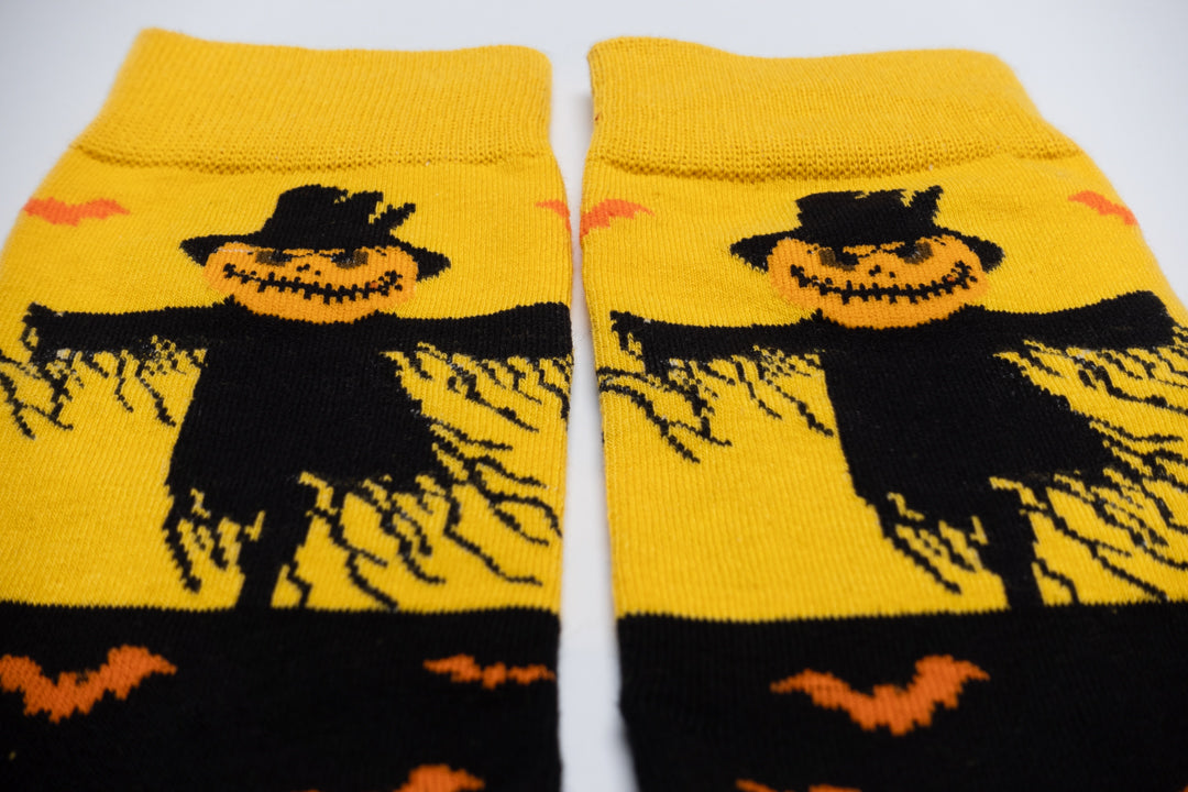 Halloween scarescrow socks