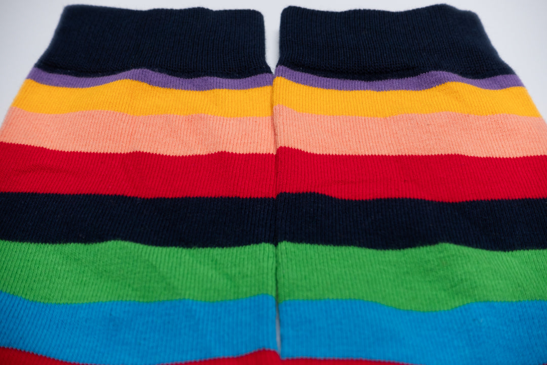 Colors mixed striped socks
