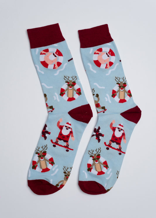 Santa Claus summer socks