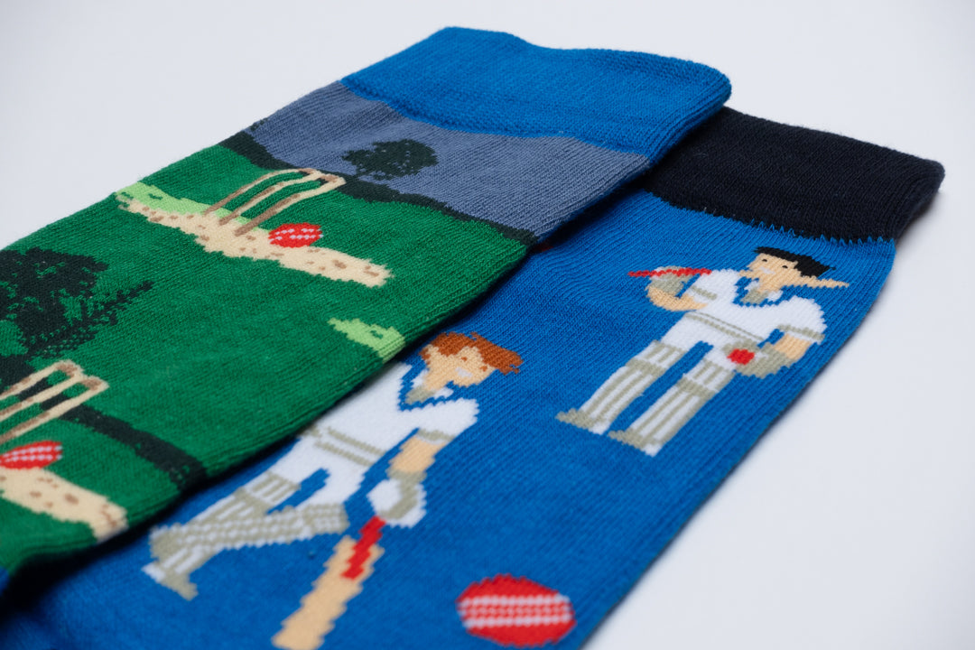 Cricket mismatched socks