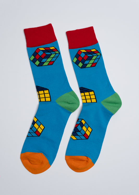 Rubik cube socks