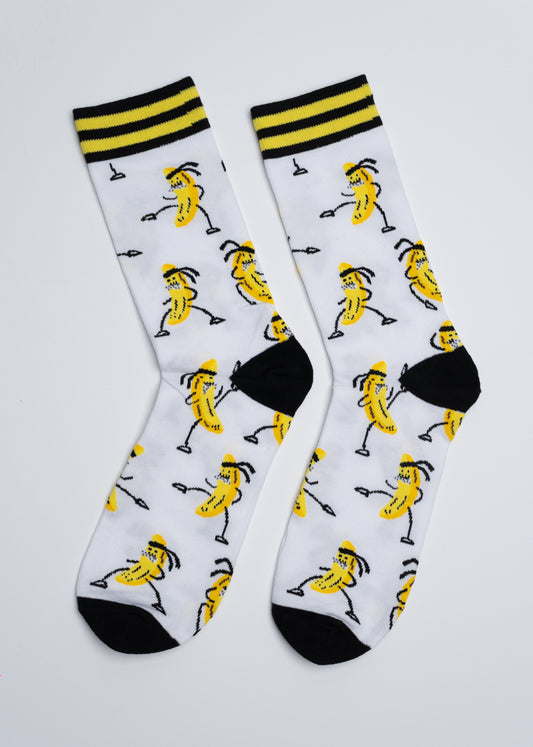 Karate banana sock