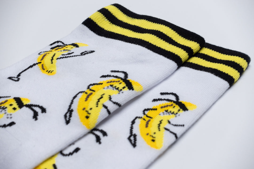Karate banana sock