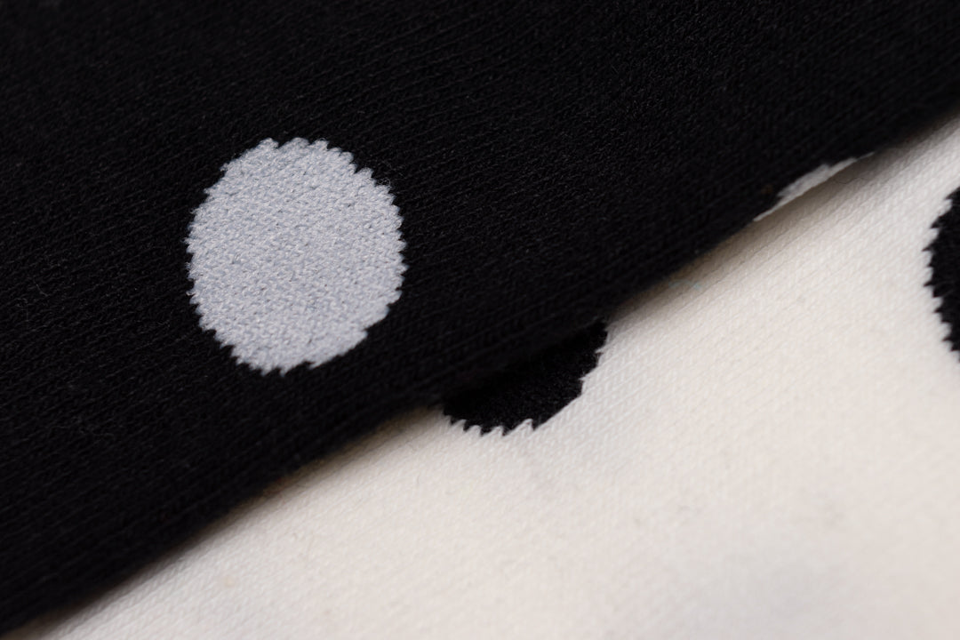 Black & white Polka Dots socks
