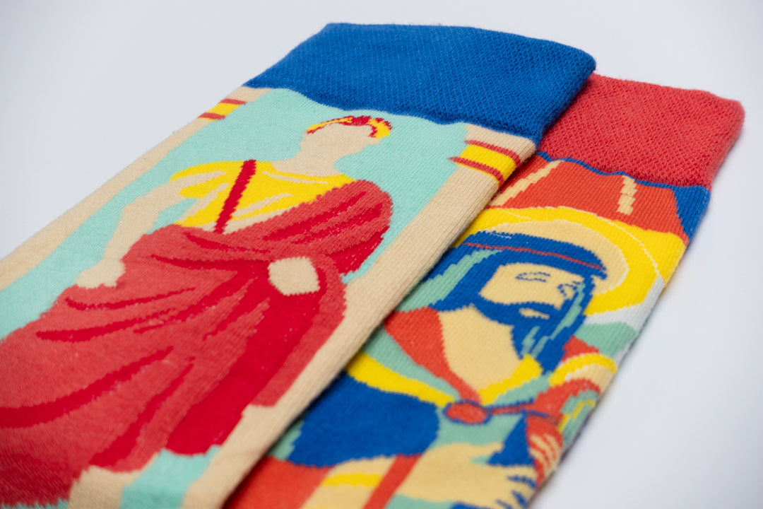 Catholic religion socks