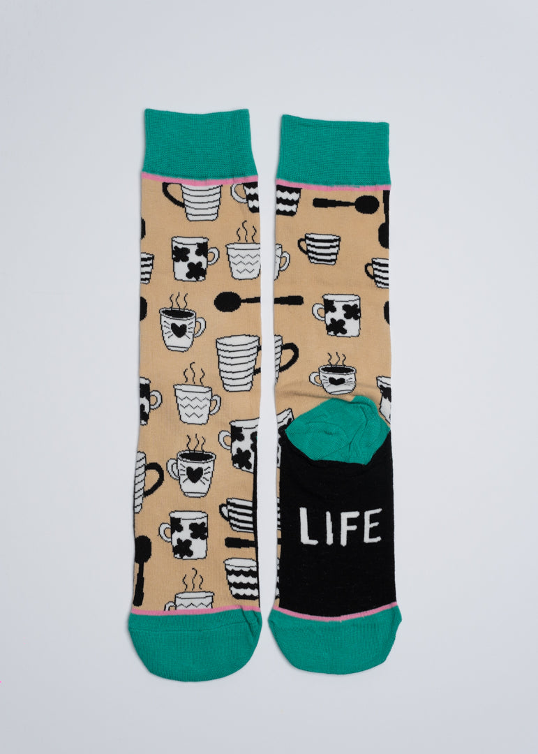 Coffee is life socks